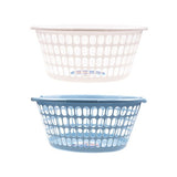 Laundry Basket Plastic 2 Asstd Cols 58 x 46 x 25cm