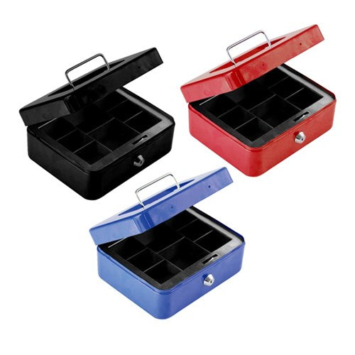 1pc Cash Box 200 x 160 x 90mm 3 Assorted Colors