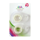 Tape Invisible w Dispenser 18mm x 20M 2pk