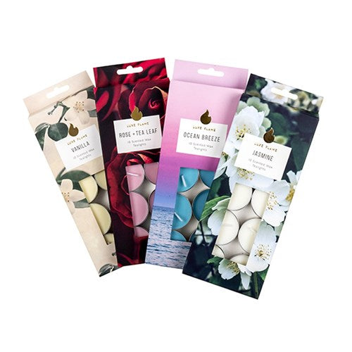 1pack Scented Tealight Candles 10 Pack 4 Hour Assorted Colors
