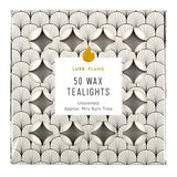 Tealights White 9 Hour Pk50