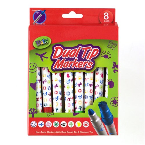 1pack Marker Stamper Dual Tips 8pcs