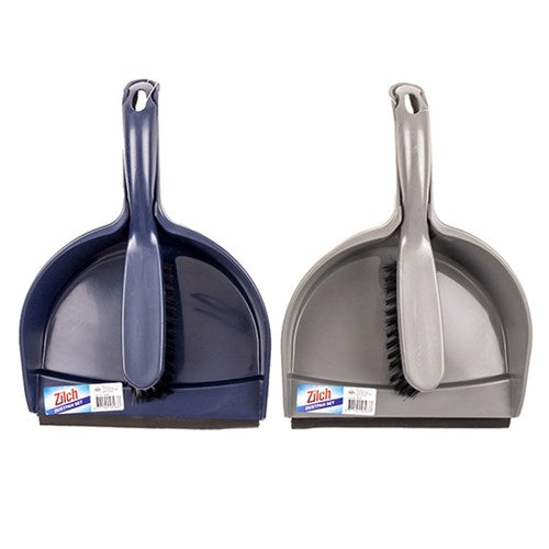 1pc Dustpan and Brush Recycled 2 Assorted Colors
