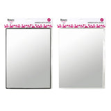 1 Piece Mirror Rectangle w Stand Medium Cols 23x30cm