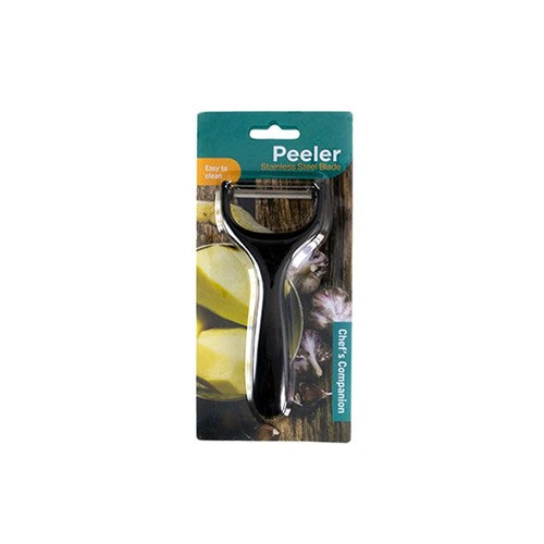 Y Style Vegetable Peeler Plastic Black 14.8cm