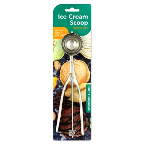 Stainless Steel Ice Cream Scoop with Trigger 4.5cm