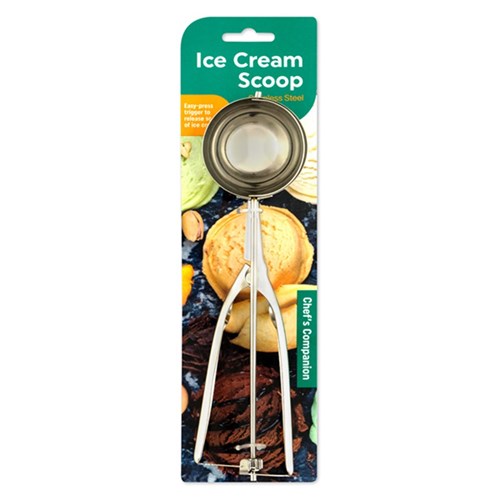 Stainless Steel Ice Cream Scoop with Trigger 6cm