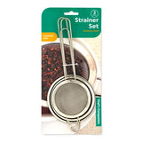 1pack Strainer Mesh with Hanger Stainless Steel Set of 3 8cm 9cm 10cm