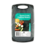 Chopping Board PP Stone Look w TPR 25x15x0.8cm
