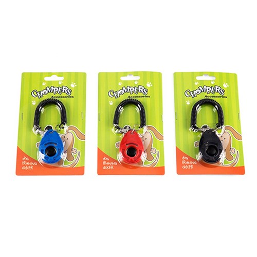 1pc Dog Training Clicker 3 Assorted Colors Pk1
