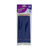 Pencil Blue Barrel HB 10pk w Eraser