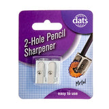 Sharpener Pencil Metal 2 Hole