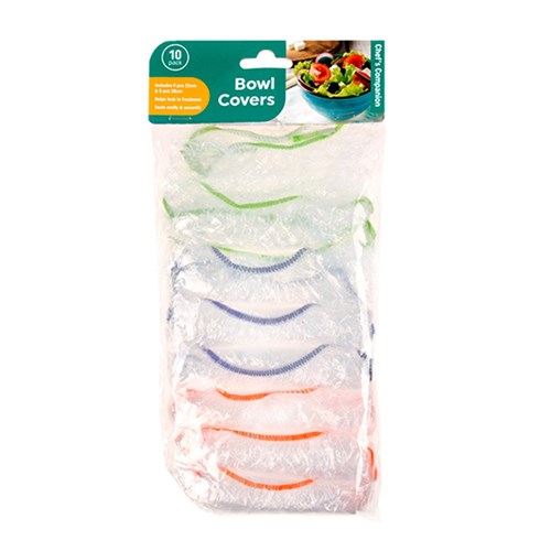 Clear Plastic Food Covers 10 Pack 28cm & 22cm