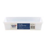 Shelf Organiser Non Slip Tray 9x24.5x5cm