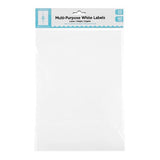 Label White A4 8 Per Sheet x 10 Sheets Total 80pk