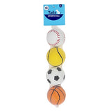 Dog Toy Sports Ball Pk4 Tails