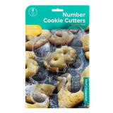 Cookie Pastry Cutters Numbers 0-8 S/Steel