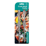 Crab Meat Forks S/Steel Pk2