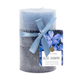 Candle Pillar Layered Gradient Jasmine 6.3x10cm