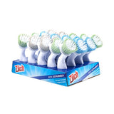 1pc Brush Scrubber Mini Round 6cm Dia w Handle 3 Assorted Colors
