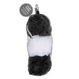 Body Sponge Mesh 3pk Bag Grey White Black