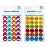 Labels Multi-Purpose 8Sheets 2 Asstd Designs