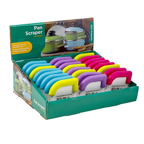 1pc Non Scratch Pan Scraper 7.8cm Assorted Colors