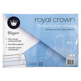 Envelope Wht Pocket 80gsm P&S B4 25pk P7.6 FSC Mix 70%