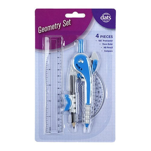 1pack Geometry Set w Compass 4pcs