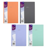 Notebook Leatherette PVC Cover 4 Asstd Cols A4 128pg