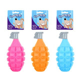Dog Toy Squeaky Grenade 3 Asstd Colours