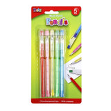 Pencil Multi-Point w Eraser 5Pk