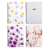Notebook Card Cover Printed Spiral 4 Asstd A4 120pg