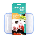 Ice Cube Tray with Lid 21 Compartments 26x10x8cm