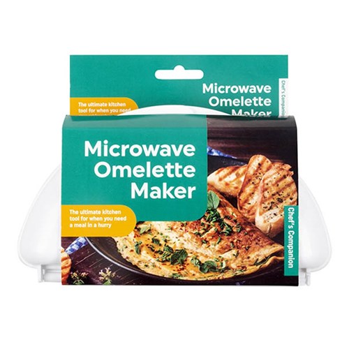 Microwavable Omelette Maker 21x23x2.5cm kitchen tool for quick egg cooking omelettes and scrambled eggs in microwave