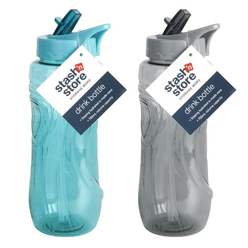 1pc Drink Bottle 750ml Assorted Colors PP+PET