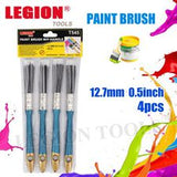 Paint Brush W/P-Handle 0.5(12.7MM) 4Pcs