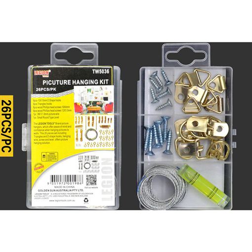 Picture Hanging Kit 26 pcs