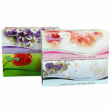 18 Individual Boxes x Facial Box Tissues Bulk Tissue Boxes Box 2 Ply White Assorted Design