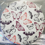 Butterfly Print Metal Stove Covers Top Kitchen Cooktop Burner Round Syd Set of 4