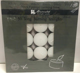 9 Hours White Tealight Candle 100 Pcs Tea Light Candles Home Decor Party Wedding