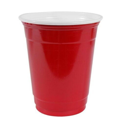 100 x American Party Cups Plastic beer solo Pong 450ml USA Disposable Drinks