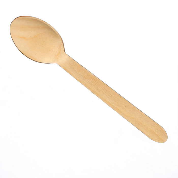 WOODEN Spoon BULK Disposable party Natural Plastic Cutlery Food
